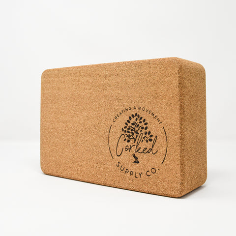 Image of Recycled Cork Yoga Block