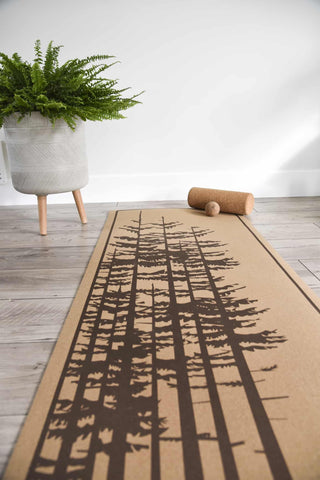 Image of Recycled Cork Tree Yoga Mat
